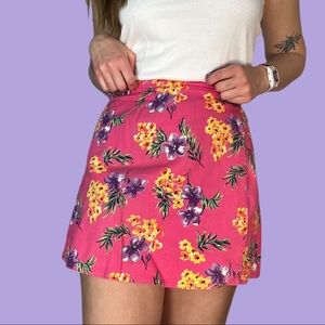 Hawaiian Denim Skort